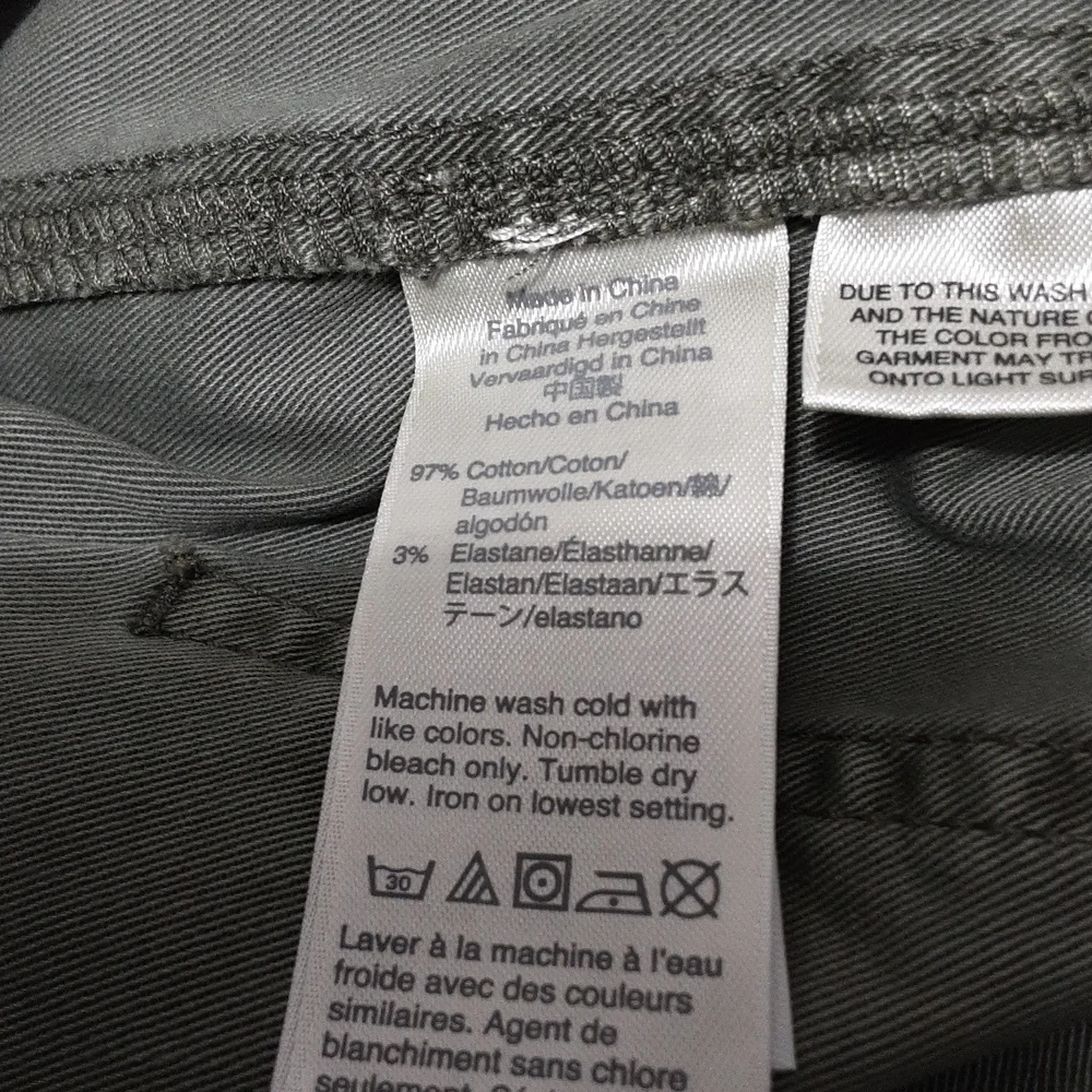 J. CREW STRAIGHT LEG Green‎ Cargo Pants